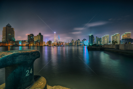 陆家嘴城市夜景图片