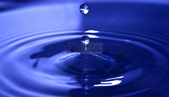 清澈的水滴图片