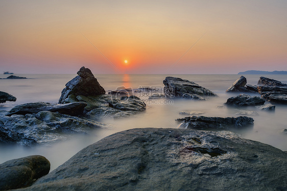 海上日出图片