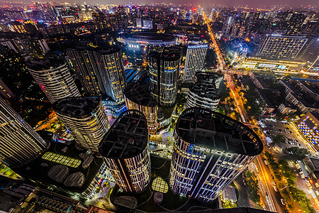 三里屯夜景图片