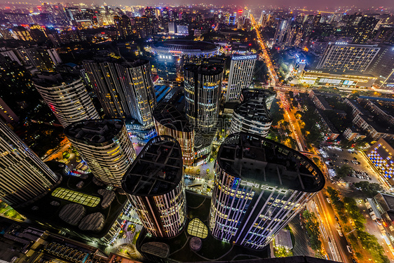 三里屯夜景图片