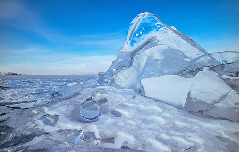 透明的冰块背景图片