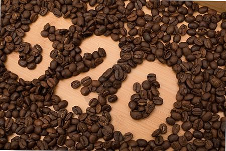 520情人节咖啡豆创意摄影图片