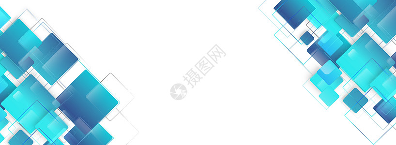 绿科技科技banner设计图片