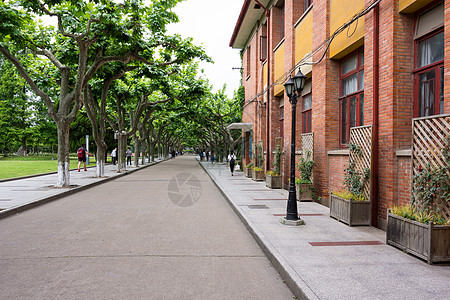 大学教室校园环境背景照片背景