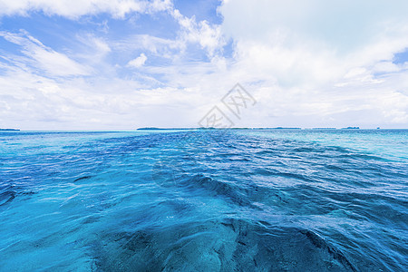 天空海洋大海背景