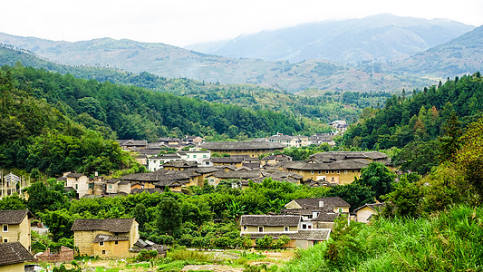 福建永定土楼高清图片