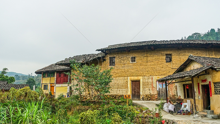 福建永定土楼图片