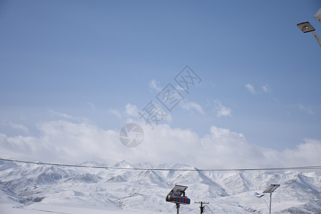 祁连雪山背景图片