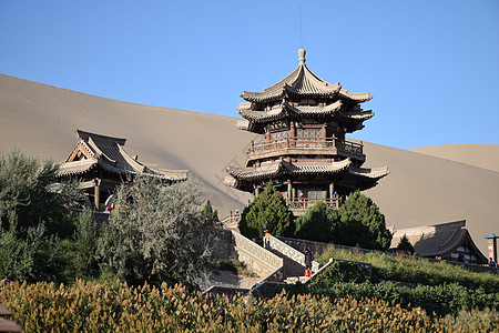 敦煌鸣沙山沙漠图片