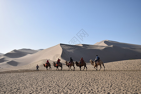 敦煌鸣沙山沙漠图片