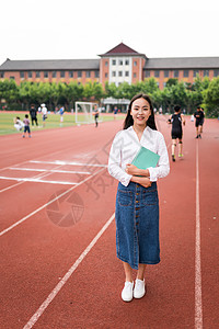 校园人像照片背景图片