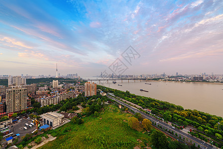 武汉城市风光背景图片