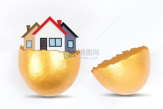 金蛋里的房子图片