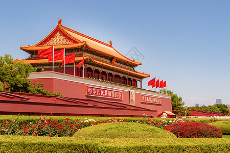 建国68周年北京天安门背景