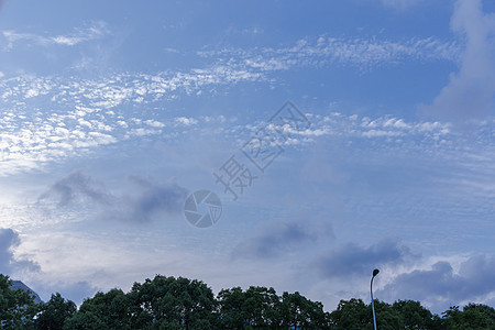 城市傍晚天空多云素材图片