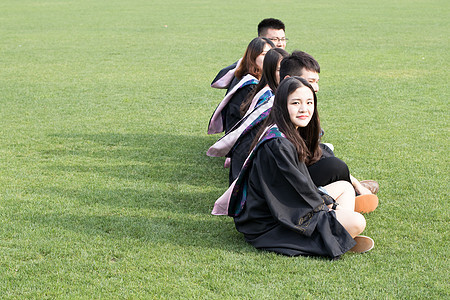 大学毕业季毕业照背景图片