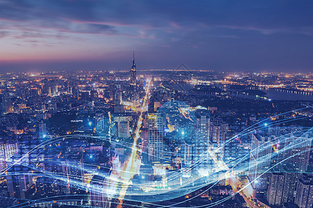全球经济化科技城市配图高清图片