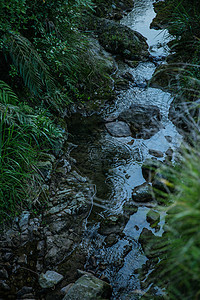 清新自然小溪水流风景图片