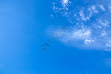 清新蓝天白云背景素材图片