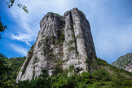 清新景区大气山脉山峰风景高清图片