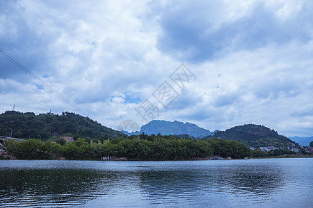 清新自然大气清澈楠溪江风景图片