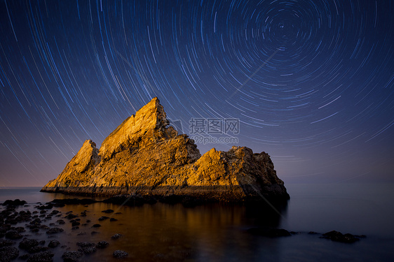 金山大海星轨图片