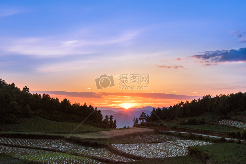 ‘~山里的夕阳  ~’ 的图片