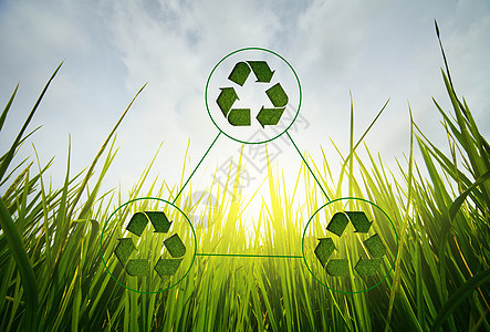 绿色环保科技背景图片