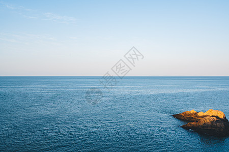 蓝天海洋海岸海岛沙滩海湾背景