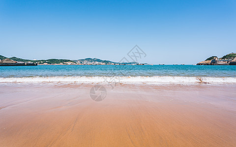 前海湾海岸海岛沙滩海湾背景