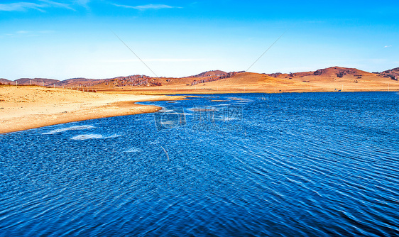 乌兰布统野鸭湖美景图片