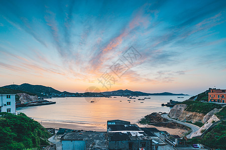 沙滩蓝天海岸海岛沙滩海湾背景