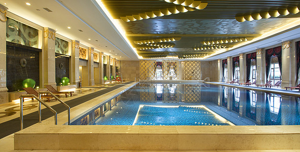 酒店游泳池背景图片