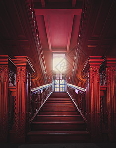红磨坊古堡楼梯高清图片