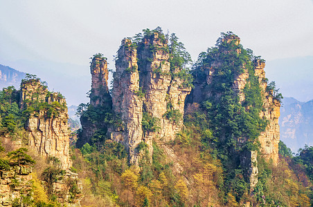 张家界风光背景图片