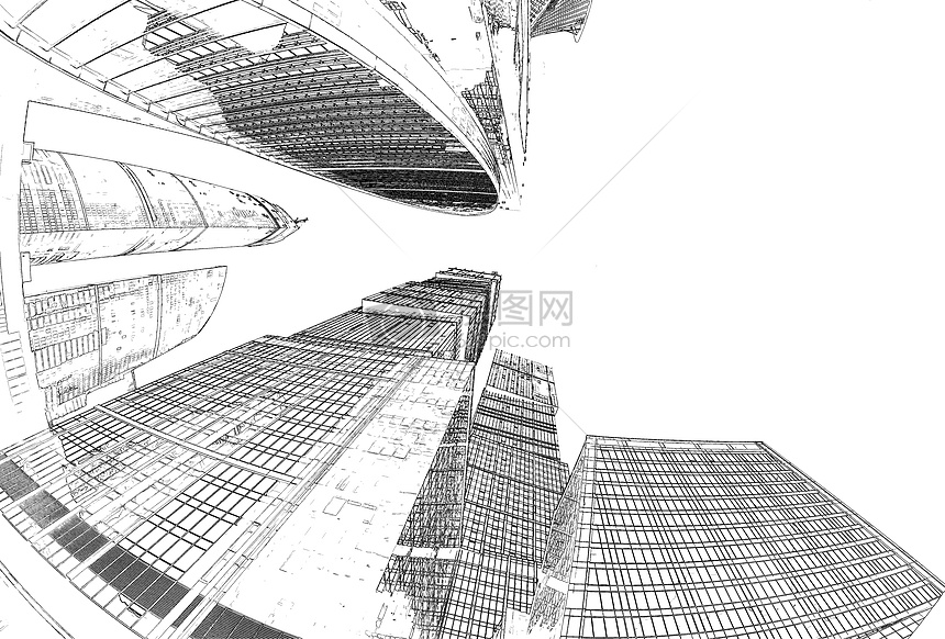 摩天大楼素描