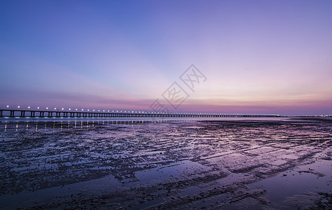 浅滩夕阳图片