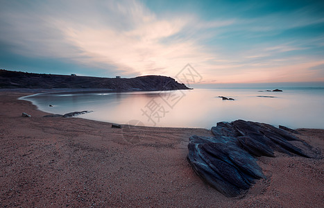 夕阳海角海岛海角高清图片