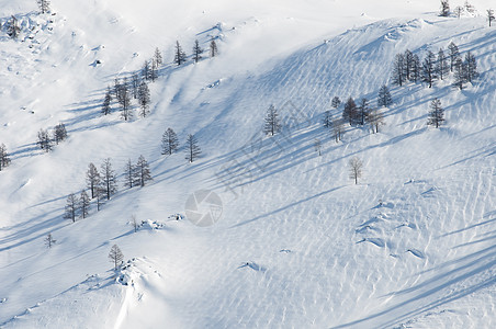 冰冻肉山野雪原背景