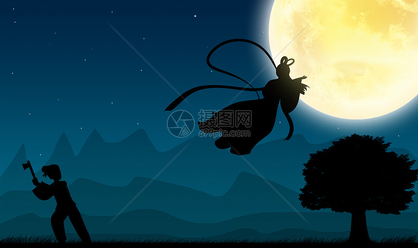 嫦娥奔月图片素材 正版创意图片 摄图网 嫦娥奔月图片素材 正版创意图片 摄图网