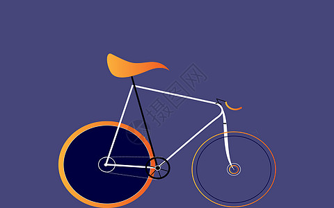 创意骑行自行车图片