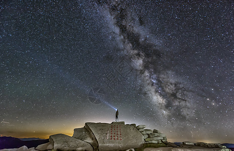 夜空银河图片