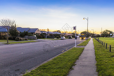 汽车公路展板基督城街景背景