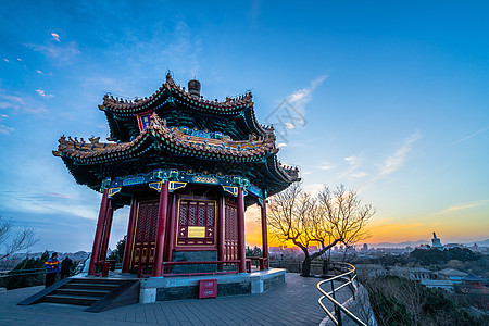 红北京素材北京景山公园背景