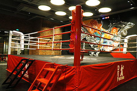 乘风破浪拼博拳击台背景