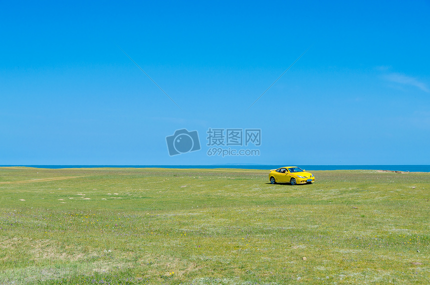 青海湖夏日风光图片