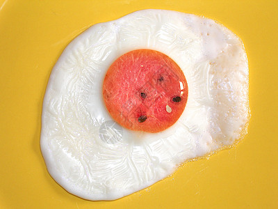 鸡蛋中的水果背景图片