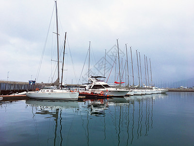 深圳风景港湾游船背景