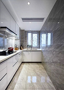 大理石漆现代厨房效果图背景